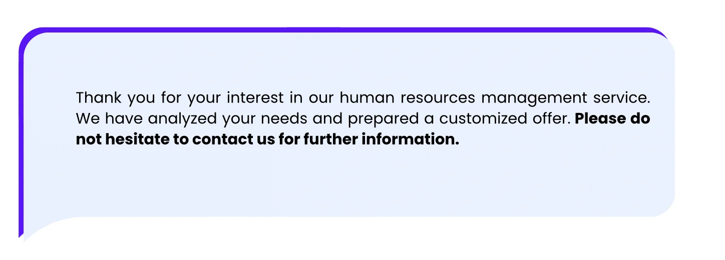Please do not hesitate to contact us for further information