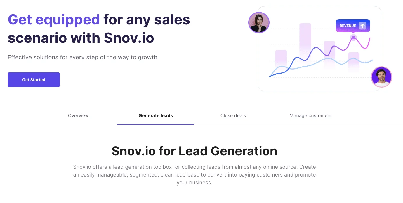uplead - concorrente snov.io