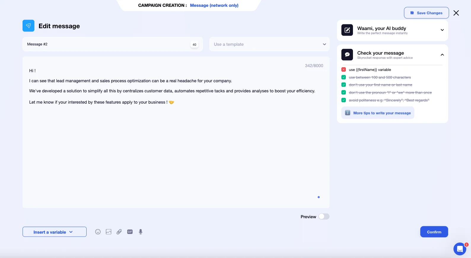 Personalizar los mensajes de prospección sin enriquecer la base de datos