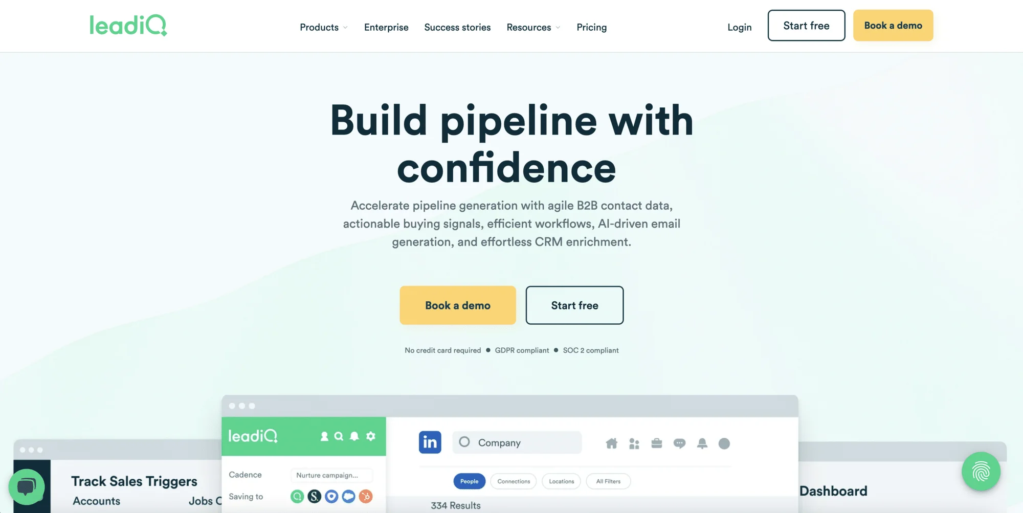 Alternativas ao Seamless ai : LeadIQ