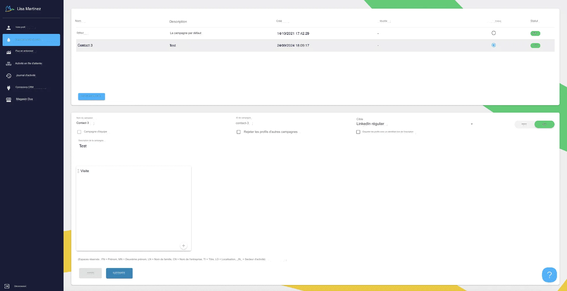 Visita + campaña Email Finder en Dux-Soup.