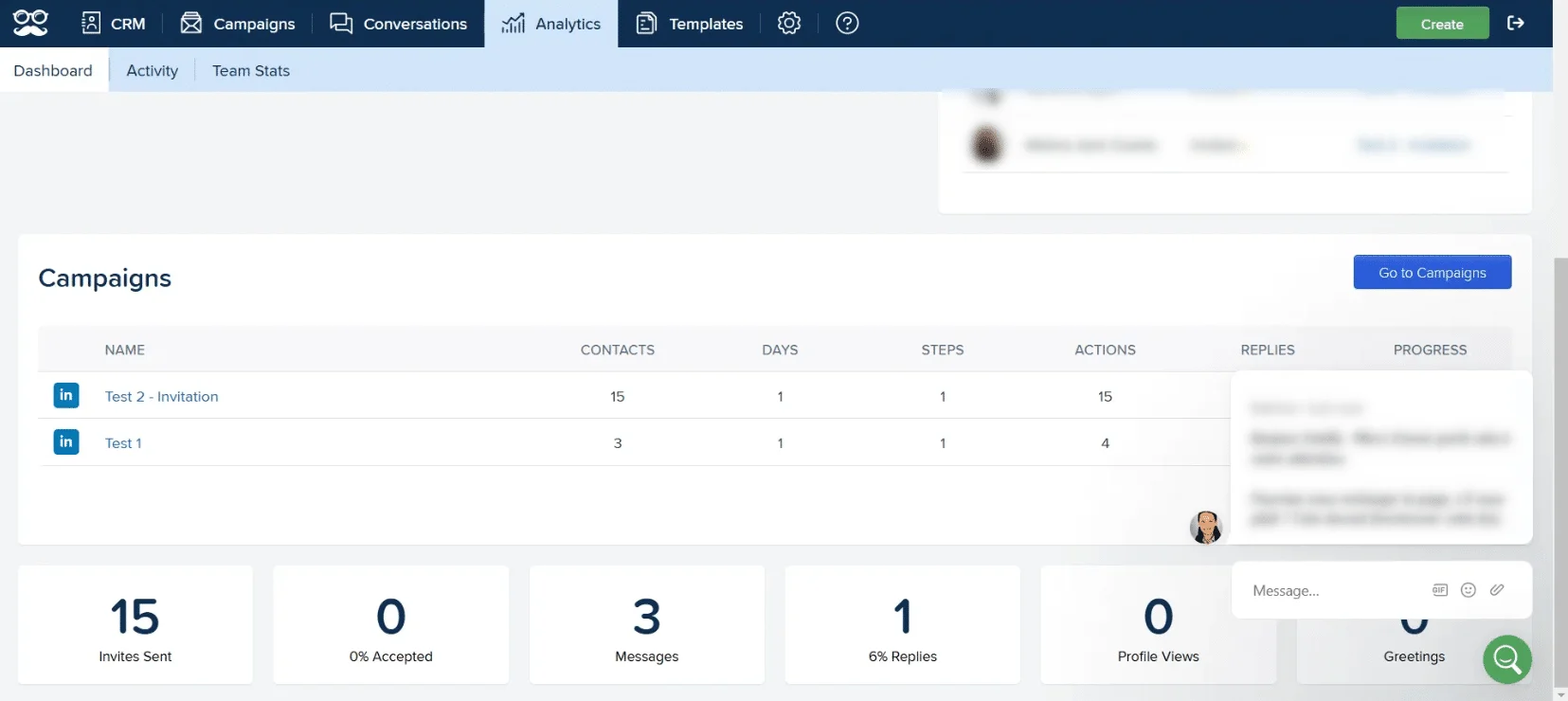 Meet Alfred dashboard