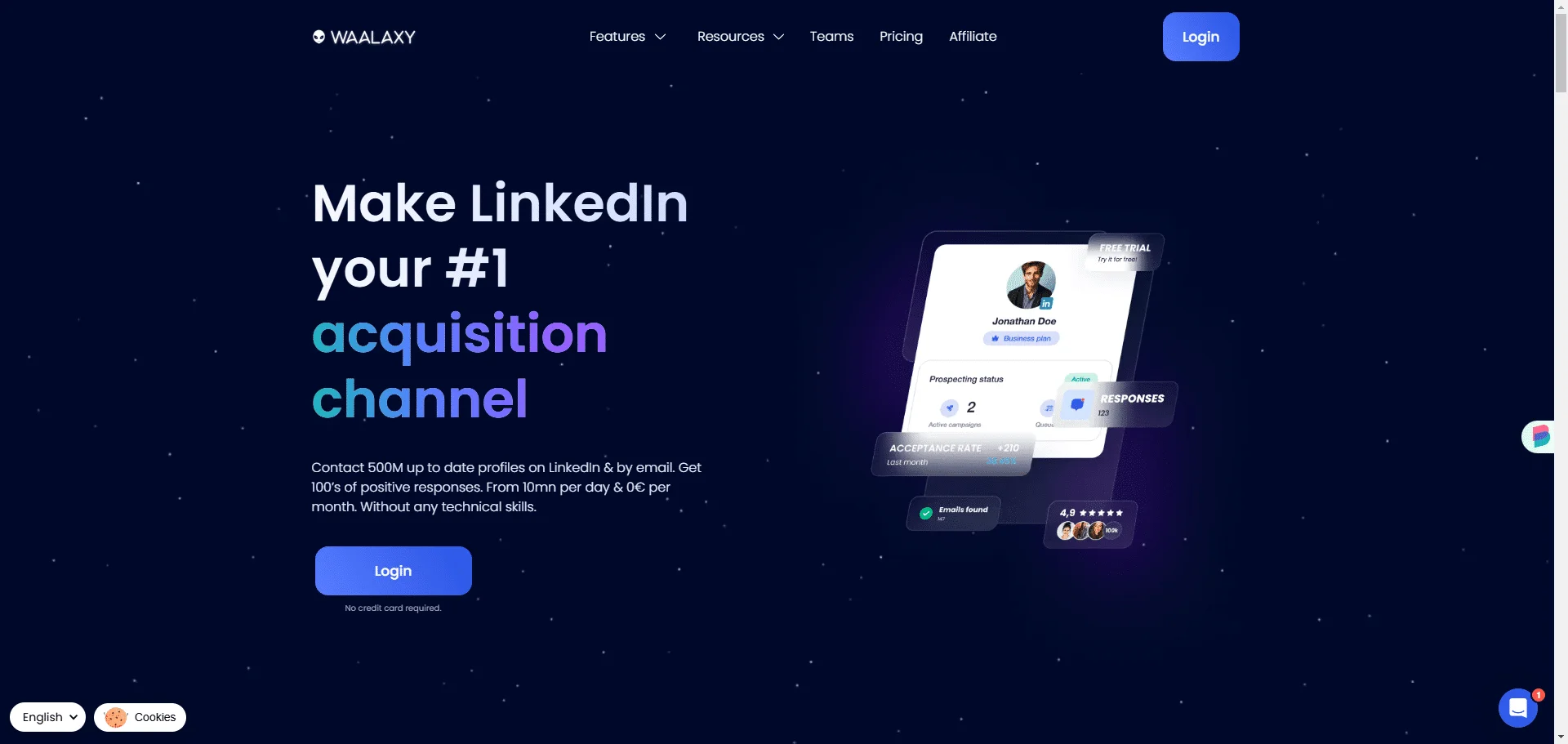 Waalaxy LinkedIn