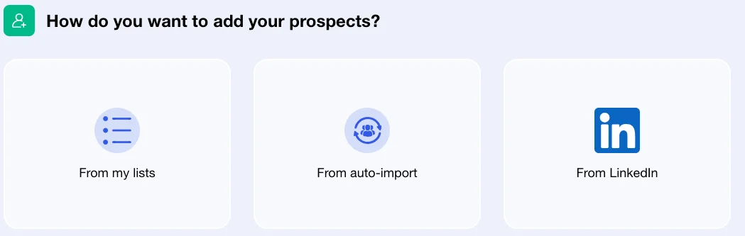 adding leads on Waalaxy