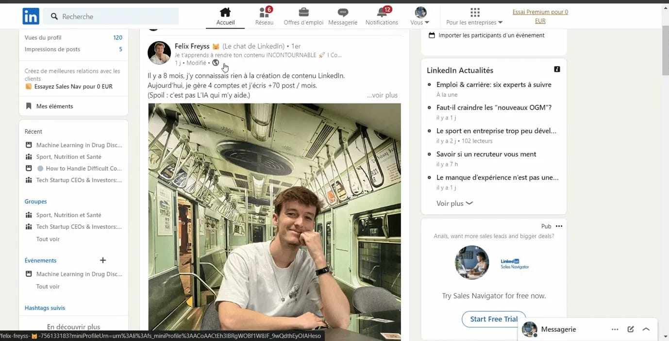 Import participants in a LinkedIn event