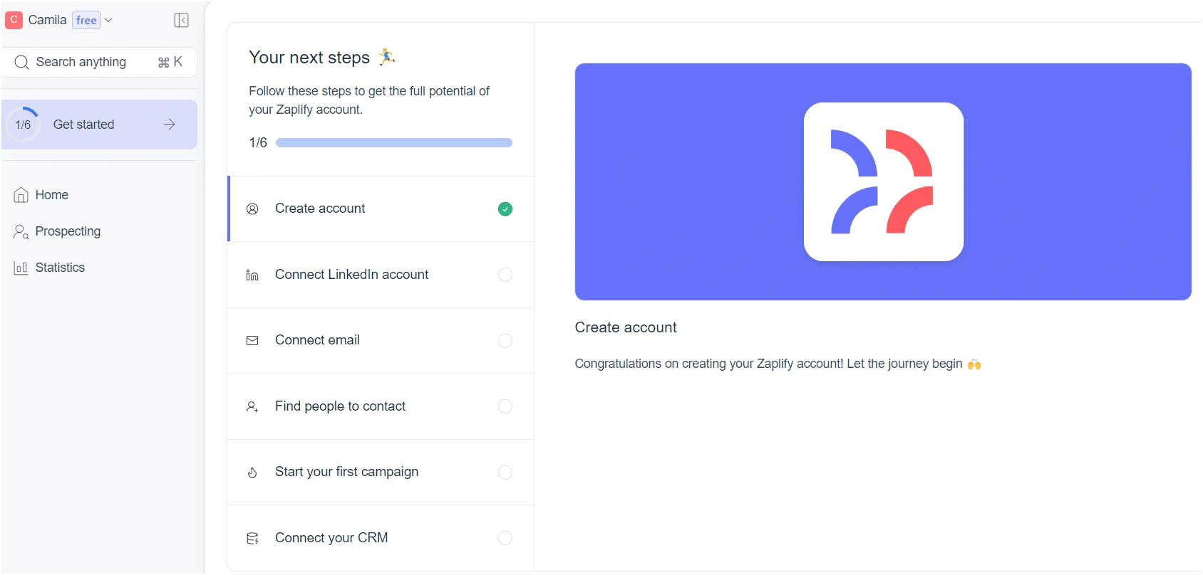 Zaplify interface design