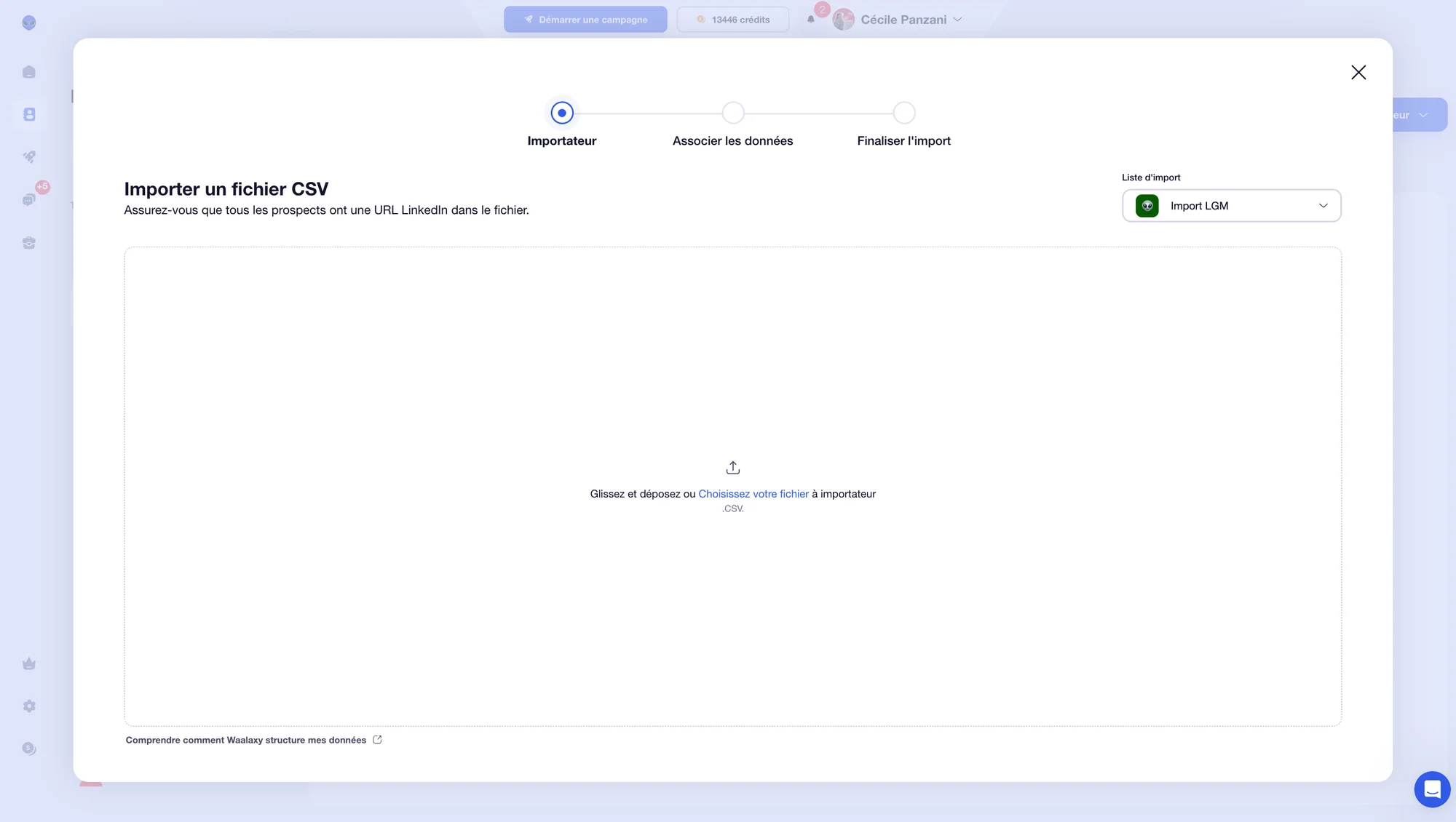 Importer un fichier CSV
