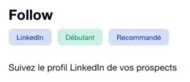 campagne Waalaxy follow LinkedIn