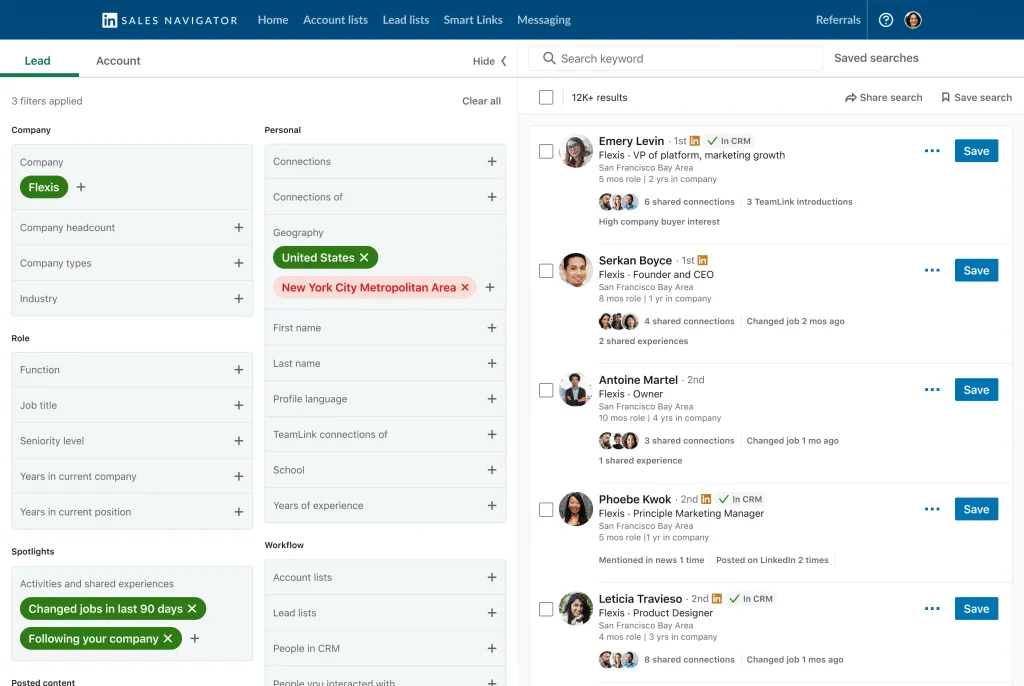 Automazione del reclutamento: targettizzate i candidati con LinkedIn Sales Navigator