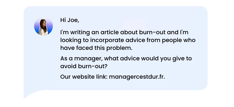 Exemplos de mensagens de convite do LinkedIn: pedido de aconselhamento.