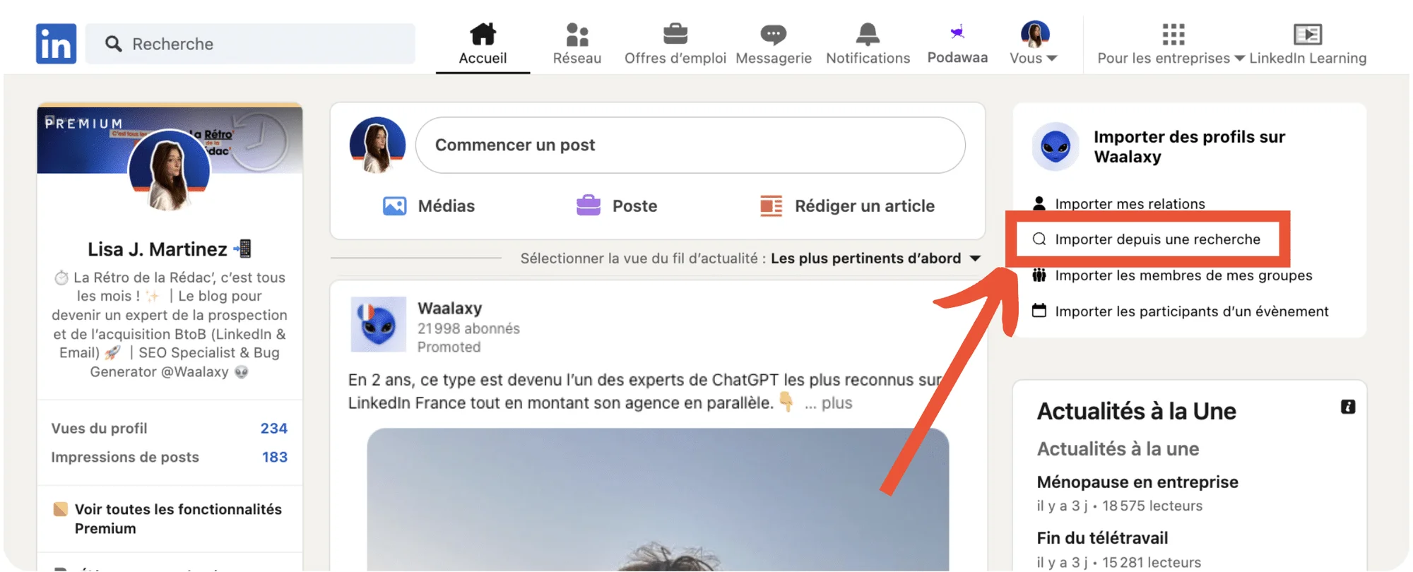 LinkedIn targeting