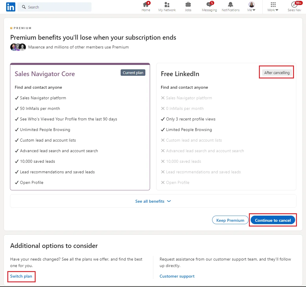 LinkedIn gratuito