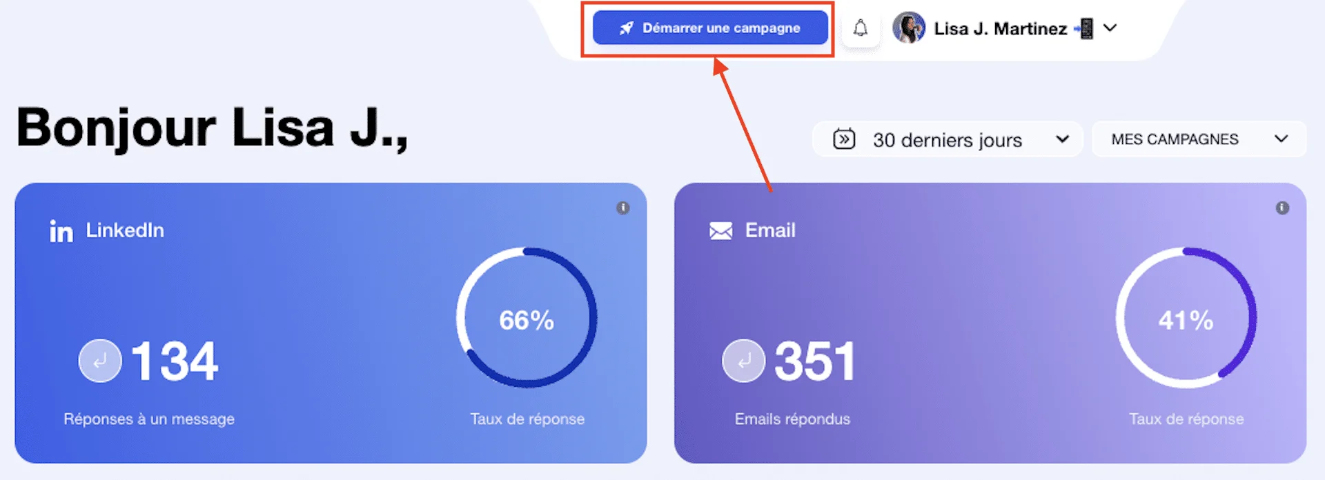 Automatisation du recrutement avec Waalaxy : Démarrer une campagne.
