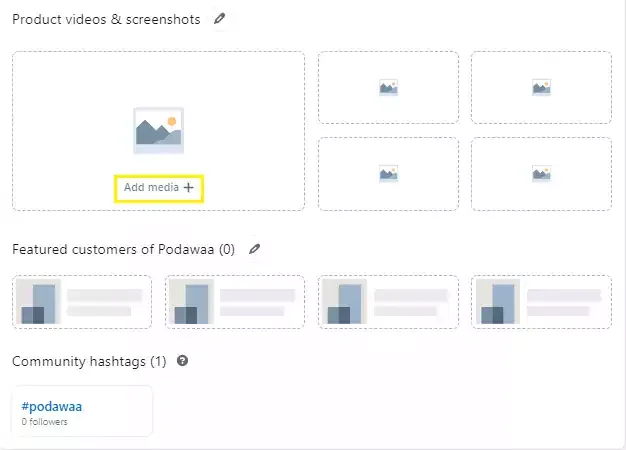 multimédia page produit