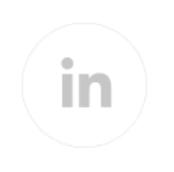 Logo LinkedIn jpg rond blanc et gris