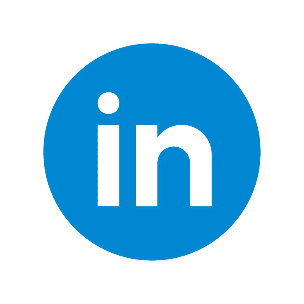 Logótipo azul do LinkedIn