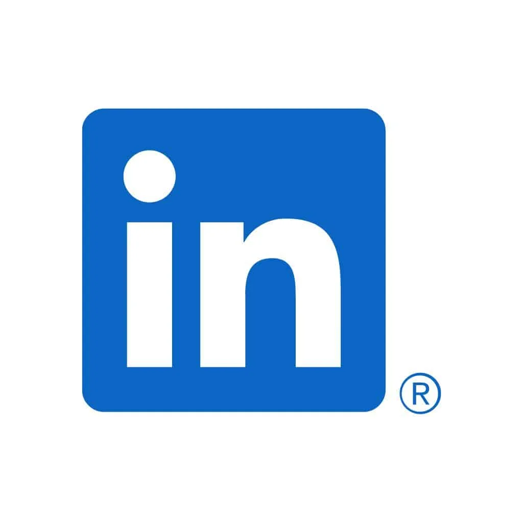 logótipo azul do LinkedIn jpg
