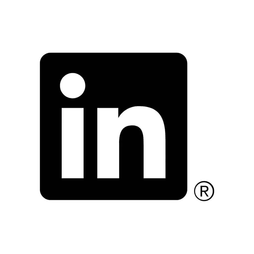 logótipo preto do LinkedIn jpg