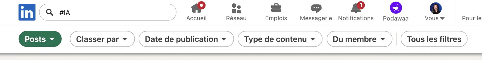 ¿Cómo buscar contenidos por hashtag en LinkedIn hoy en día?
