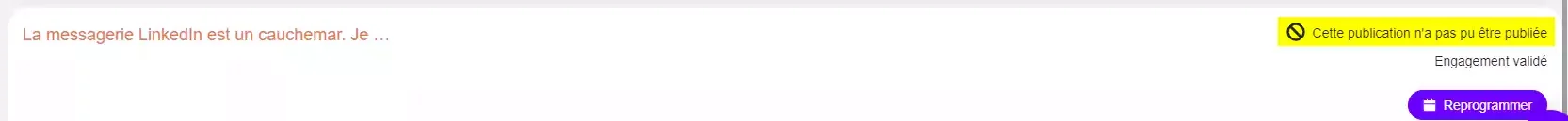 Why did my post not get published?