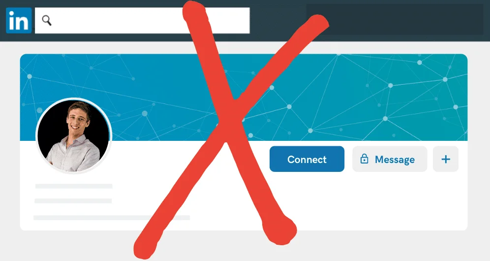 faux exemple profil linkedin