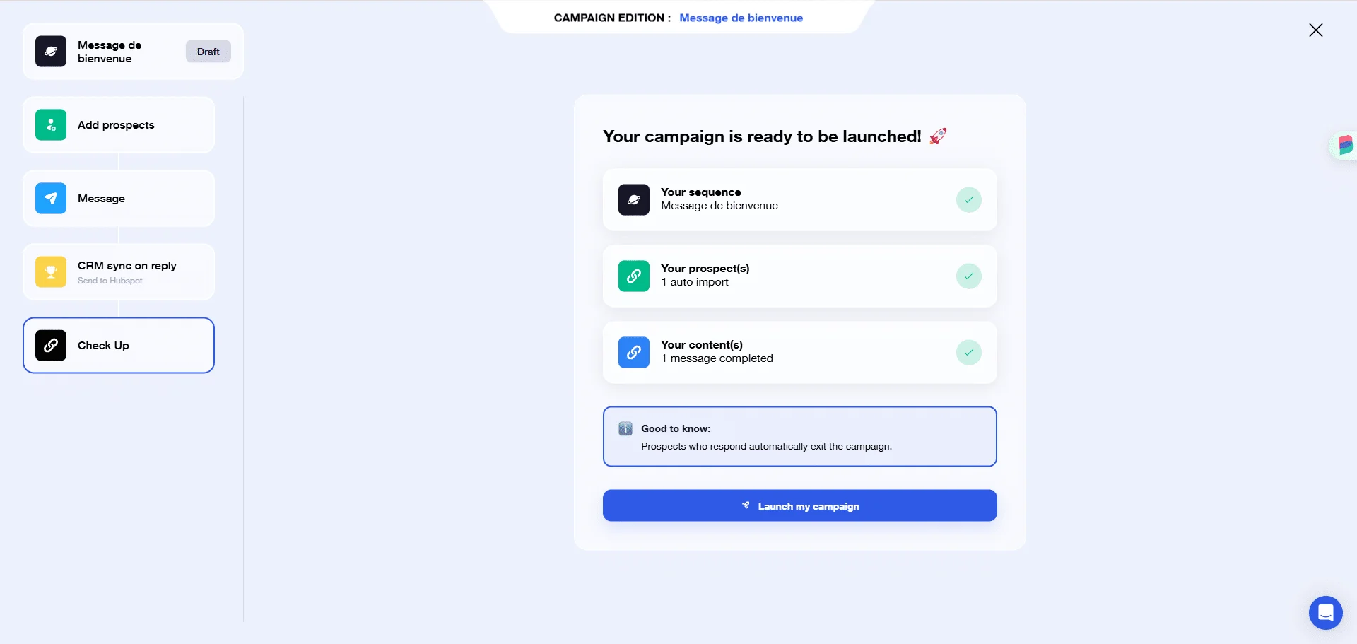 launch your campaign