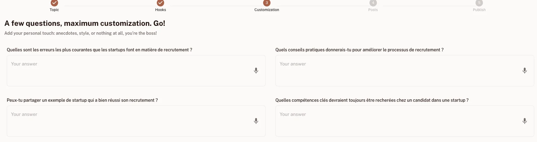 Estudo de caso sobre o conteúdo do LinkedIn - ferramenta Kawaak para redigir publicações rapidamente