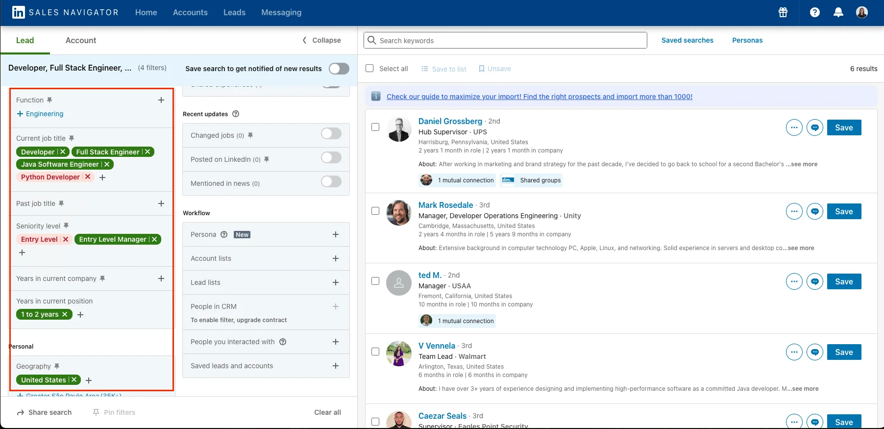 LinkedIn voor verkoopteam