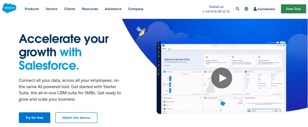 base de dados gratuita salesforce