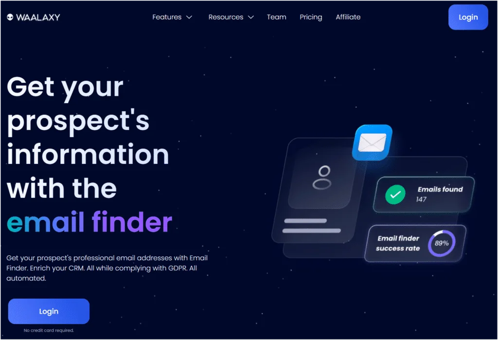 database online gratuito Waalaxy