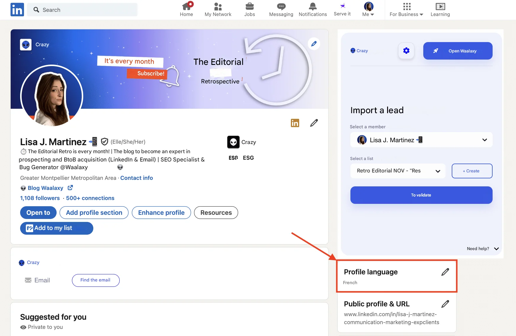 Tips voor je LinkedIn content strategie: kies de taal om continu te publiceren.