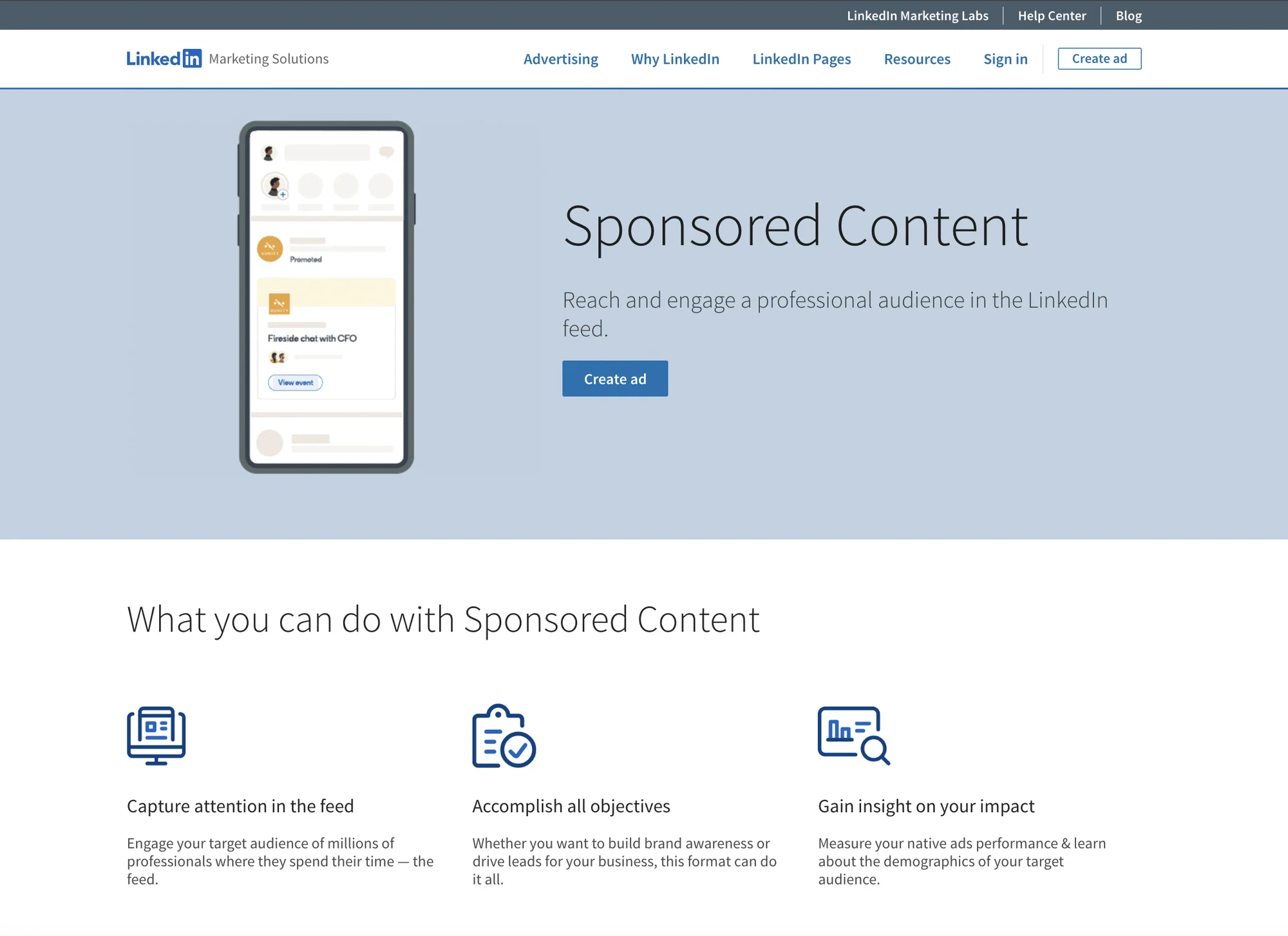 LinkedIn Ads inhoudsstrategie.